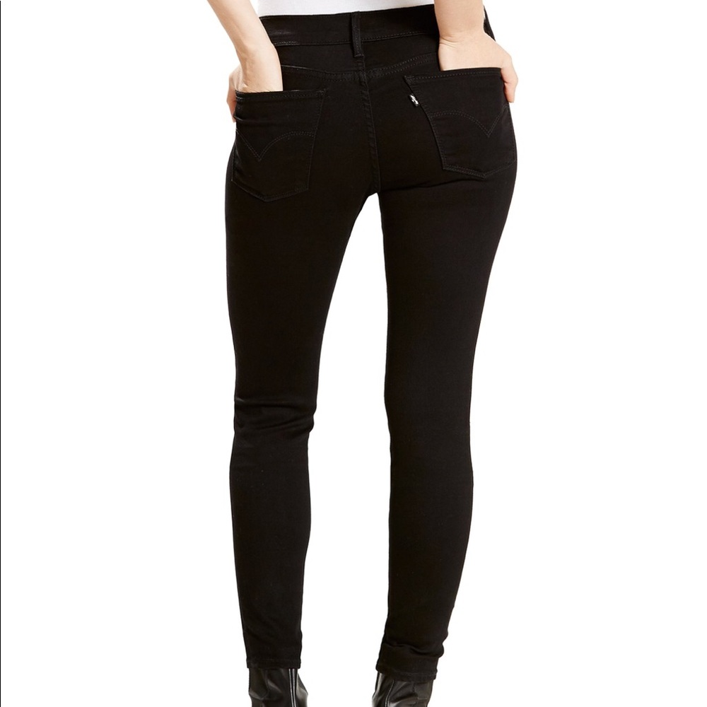 Levi’s 710 Super Skinny Black Jeans